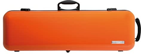 GEWA custodia per violino AIR 2.1 - Made in Germany - arancione lucido - scocca in termoplastica - serratura a combinazione - tasca per accessori+spartiti - spallacci - con maniglia laterale