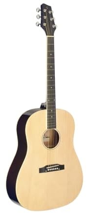 Stagg Slope Shoulder Dreadnought-Gitarre, Naturfarben