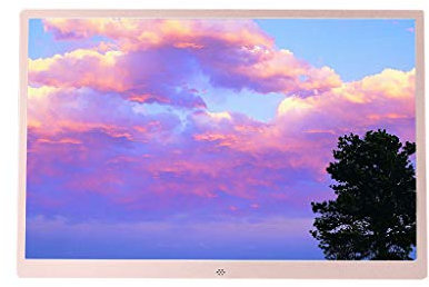 Photo Frame Rose gold metal shell 12/13/15/17 inch digital HD screen ultra-thin electronic album music movie HDMI advertising machine