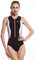 Cressi Termico Ultraspan, Costume Monopezzo Neoprene 2mm Donna, Nero/Rosa/Bianco, XL