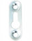 KeyMet GmbH 10 Stück Linsenkopfbeschlag Schrankaufhänger 42 x 12,5 Loch 8,5 mm