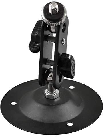 Round Base Wall Mount and Flexible Bracket for CCTV Camcorder