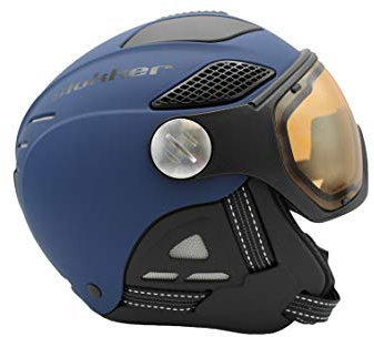 Slokker SKIHELM Raider PRO POLAR4 PHOTOCROMATIC (Night Blue, 52-54)