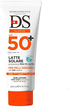 Dermasensitive Ds+ Sunwiss Sonnenmilch Spf50+ empfindliche Haut, 200 ml