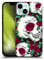 Head Case Designs Red Florid Of Skulls Hard Back Case Compatible With Apple iPhone 13 Mini