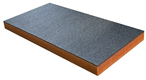 Shadow Foam Medium Sheet - 1000mm x 500mm | Schneiden und Abziehen Schaumstoff für Werkzeugkasten-Organisation (70mm, Orange)