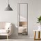 HY-RWML Ganzkörperspiegel Schwarz Standspiegel 140x40cm Metallrahmen HD Groß Garderobenspiegel Wandspiegel Rechteckiger für Ankleidezimmer Schlafzimmer Wohnzimmer