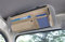 Qric Auto Sonnenblende Organizer, Leder Aufbewahrungstasche Sonnenblende Tasche für Karten Lizenz Registrierung Stift Brillen Dokument, passend für die meisten Auto SUV, LKW, Auto Zubehör (Beige)