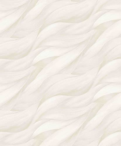 Erismann | Casual Chic | 10257-01 | Papier peint intissé | aspect rayé | 0.53 x 10.05 m | blanc | salon | chambre | couloir | cuisine | salle à manger | salle de bain | bureau | entrée