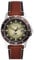 Fossil Blue Uhr für Herren, Quarzwerk mit Edelstahl- oder Lederarmband, Hellbraun, 42MM