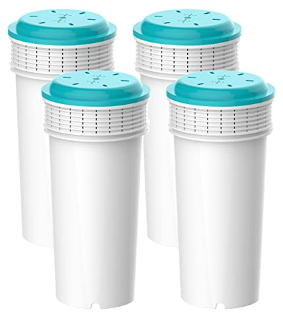 Aqua Crest AQK-C28 Water Filter Cartridges Compatible with Tommee Tippee® Prep Machine, Reduce PFAS, PFOA/PFOS (Pack of 4)