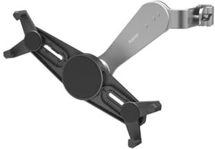 Hama Tablet Halterung Auto, Tablet Halter Kopfstütze (schwenkbare, drehbare und neigbare Kopfstützenhalterung für iPad, Tablet, Fire HD usw, 7-11 Zoll Geräte) Aluminium
