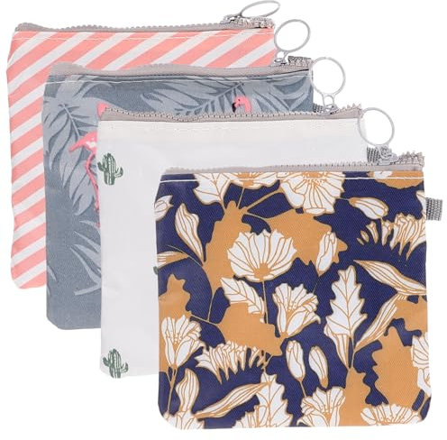 Damenbinden Organizer mit Reißverschluss, 4 Stück-pack aus Polyester