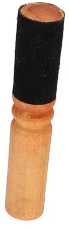 Mazo de Madera para Cuenco Sonoro, Accesorio Ligero y Compacto | Madera y Pu, Diseño Delicado, Uso en Meditación y Yoga, Color Beige, Acabado Fino, Portátil