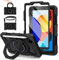 ROISKIN Funda para Xiaomi Redmi Pad SE 8.7 pulgadas 2024 con protector de pantalla, correa de hombro y soporte para bolígrafo, resistente a los golpes militar Redmi Pad SE 8.7 pulgadas, soporte