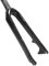 Forcelle Rigide BMX 20 451 Forcelle Anteriori Bici in Fibra di Carbonio 1-1/8 Forcella per Bici con Freno A Disco A Tubo Dritto 9 * 100mm Sgancio Rapido(Gloss Black)