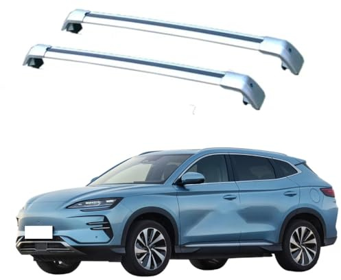 Bqieai 2PCS Auto Aluminium Dachträger Dachgepäckträger, für BYD Seal U DM-i‌ 2023-2025 Gepäckträger Dachbox Relingträger Car Modellieren Zubehör,C