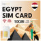 travSIM Ägypten SIM Karte | 10GB Mobile Daten | Hotspot verfügbar | Plan auf SIM Karte für Ägypten ist 15 Tage lang gültig