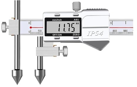 Calibro digitale per la distanza tra i centri dei fori, 150 mm, 200 mm, 300 mm, strumento di misurazione per fori centrali, precisione di 0,01 mm per lavorazioni meccaniche.