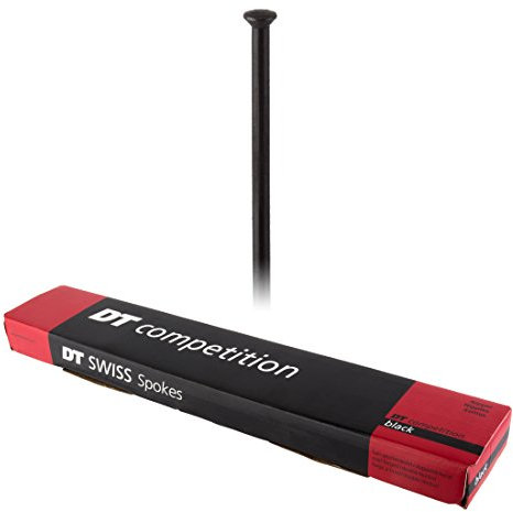 DT Swiss Radios rectos de competición 14/15 g = 2/1,8 mm caja 72, negro 292 mm