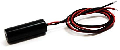 Linienlaser, rot, 650 nm, 90 °, 5 V DC, Ø11x30 mm, Laserklasse 1, Fokus fixed (1000mm), Kabellänge 400 mm - 70115871