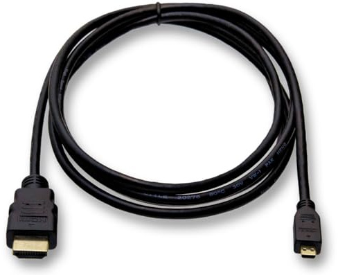 SvediTec HDMI Kabel passend für Sony Cybershot DSC-RX100 Digitalkamera - Micro D - vergoldete Kontakte - Länge 2m