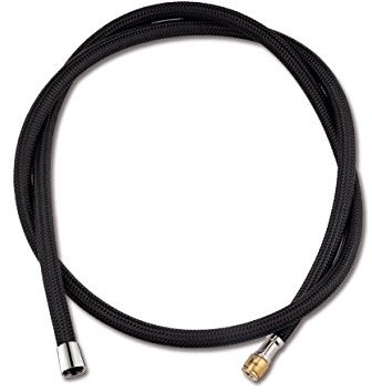 Kirchhoff Brauseschlauch SPT Armatur 125 cm M15 x 1/2 Schwarz