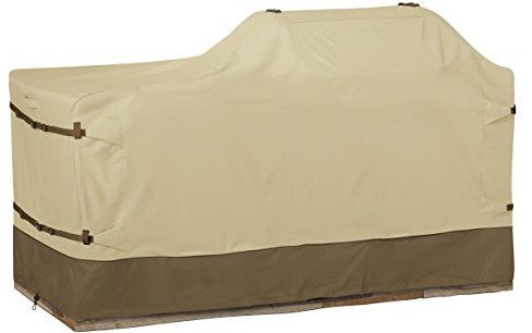Classic Accessories 55-626-041501-00 Veranda Full Coverage Offset Grill Island Cover, Large