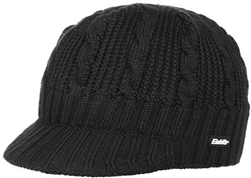 Eisbär Agor Pull-On Strickmütze Zopfstrickmütze (One Size - schwarz)