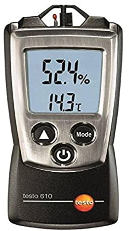 testo 610 Luftfeuchtemessgerät (Hygrometer) 0% rF 100% rF Taupunkt-/Schimmelwarnanzeige