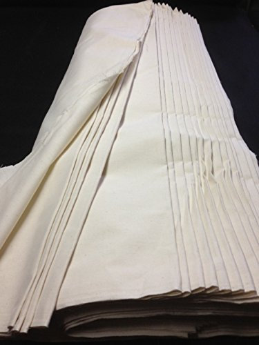 generique Tissu Toile a Patron 100% Coton Naturel 150 GR Couture Largeur 80 cm au Metre