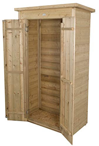 Forest Garden 1m x 0.55m Outdoor Tool Storage|Wooden Shed|15 Year Anti-Rot