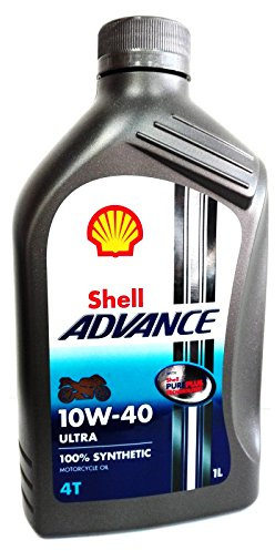 Olio motore moto Shell Advance Ultra 10W40 4T API SM/JASO MA2-4 Litri