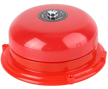 4 inch Fire Control Metal Type Internal Strike Alarm Security Alarm Bell Electric Security Bell 100db (220V)
