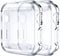 Upeak Cover per Apple Watch Series 3 2 1 Custodia 38mm, 2 Pacchi Protettiva Case in Morbido TPU Compatibile con iWatch Series 1/2/3, Chiaro/Chiaro