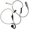 Motorola DP2000 DP2400 DP2600 multi-pin C-Shape Inline Swivel Style Earpiece Police Security Headset PTT Microphone For 2 Way Radio.