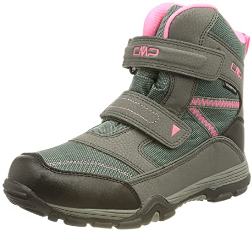 CMP KIDS PYRY SNOW BOOT WP, Stivali da Neve Unisex - Bambini e ragazzi, Graffite-Acqua, 37 EU