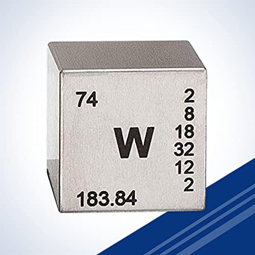 Wolfram Element Würfel graviert 2,5 cm