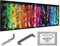 Monica Mirafiori I 100% HANDGEMALT I Gemälde Rainbow Abstract 180x70cm | Gemälde Handgemalt | Acrylgemälde | Sehr Großes Acrylbild I Moderne Kunst I Kunstbilder