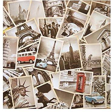 32 PCS 1 Set Europa Berühmte Stadt Wahrzeichen Gebäude Reise Sehenswürdigkeiten Landschaft Postkarte Grußkarten Geschenk Leere Postkarten Wanddekoration Karten
