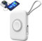 leQuiven Induktive Ladestation für Apple, 5000 mAh Tragbares Ladegerät kompatibel mit iPhone 15/14/13/12 Serie, Kabelloses Ladestation für iWatch 9/8/7/6/5/4/3/2/1/SE