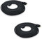 iYueMps LED Strip Extension Cable 2 pcs 5m 4 pin LED RGB Extension Cable with 10mm 4pin Male Connector for 5050 3528 2835 RGB Strip - Black