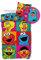 SkyBrands Ernie und Bert Bettwäsche Sesamstraße 135x200 80x80 [mit Beutel] Kinder Bettwäsche Set Baumwolle 2tlg. 1x Bettbezug 1x Kissenbezug