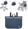 supregear Wheelchair Side Bag, Multifunctional Side Storage Pouch for Rollator, Walkers, Power Wheelchairs and Knee Scooters Wheelchair Armrest Bag for Elderly Seniors Adults Portable Travel Tote