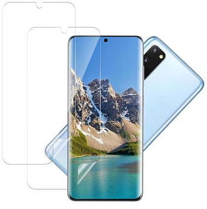 Banuyaw für Schutzfolie Samsung Galaxy S20 Folie, für Samsung S20 Panzerfolie Sensitive Touch Schutzglas, Weich TPU Frei von Kratzern Galaxy S20 Displayschutzfolie, 2 Stück Samsung S20 Displayfolie