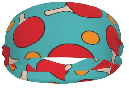 Sport Stirnbänder, Tischtennis Haarbänder Schnelltrocknend Headband Modische Stirnband Damen Sport Für Yoga Damen Jogging