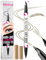 iMethod 2-in-1 Dual-Ended Augenbrauenstift mit gebogener & präziser Spitze - Microblading-Augenbrauenstift für natürliche Light Brown Augenbrauen