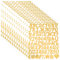 10 Sheets Gold Glitter Letter Stickers, 1 Inch Small Alphabet Number Stickers Self Adhesive Vinyl Letters Stickers Waterproof Sticker Numbers for Cards Scrapbooking Mailbox Crafts Address Number Decor