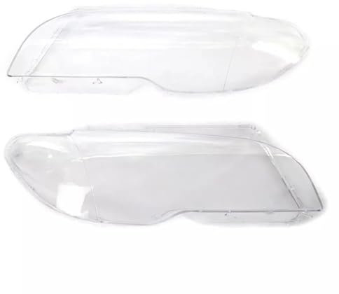JTGZH Car Lamp Hoods Für BMW 3 Series E46 325Ci 330Ci Coupe Convertible 2003-2006, Auto Scheinwerfer Linsen Abdeckung, Kratzfest, beständig, Hochtransparent Car Headlight Cover,A/Left and Right