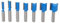 7 pezzi router dritto bit router da 8 mm stinco in carburo set di taglienti in legno a doppio flauto